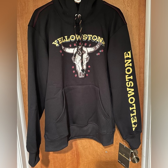 Yellowstone Men’s Pullover Hooded Sweatshirt - Picture 1 of 3